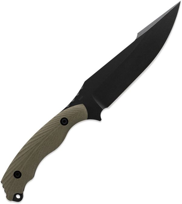 Toor Raven Fixed Blade Covert - CPM-3V Green G10