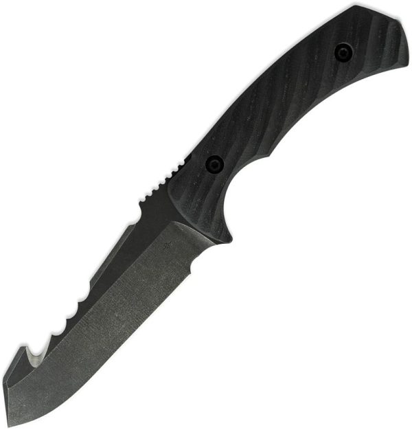 TR85393.jpg Toor Egress Fixed Blade CPM S35VN Guthook Black G10