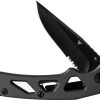 TRUE Tactical EDC Framelock - Black Oxide Serrated