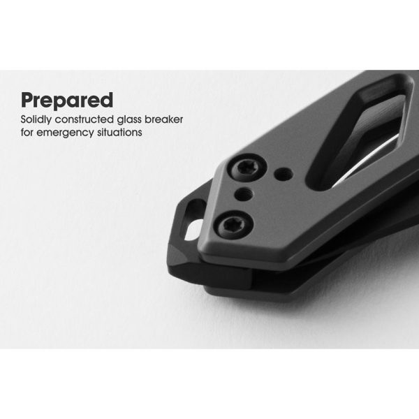 TRUE Tactical EDC Framelock - Black Oxide Serrated