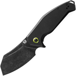 TRUE MAAR Linerlock - D2 Stonewash Black G10