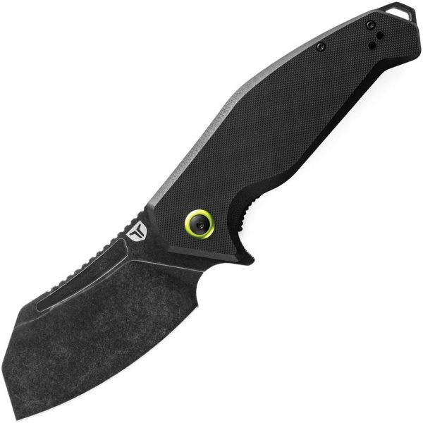 TRUE MAAR Linerlock - D2 Stonewash Black G10