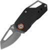 TRUE BERM Keychain Linerlock - Gray TiNi Coated