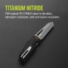 TRUE BERM Tanto Linerlock - Gray TiNi G10