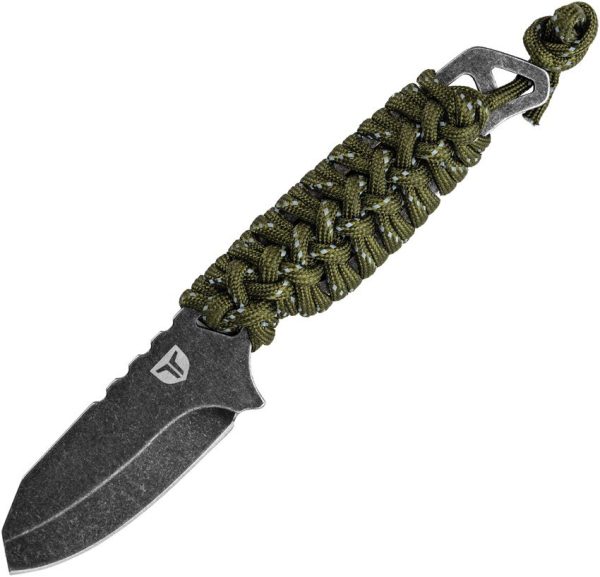 TRUE NEKKID Fixed Blade - Cord Wrapped Sheepsfoot