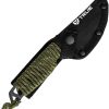 TRUE NEKKID Fixed Blade - Cord Wrapped Sheepsfoot