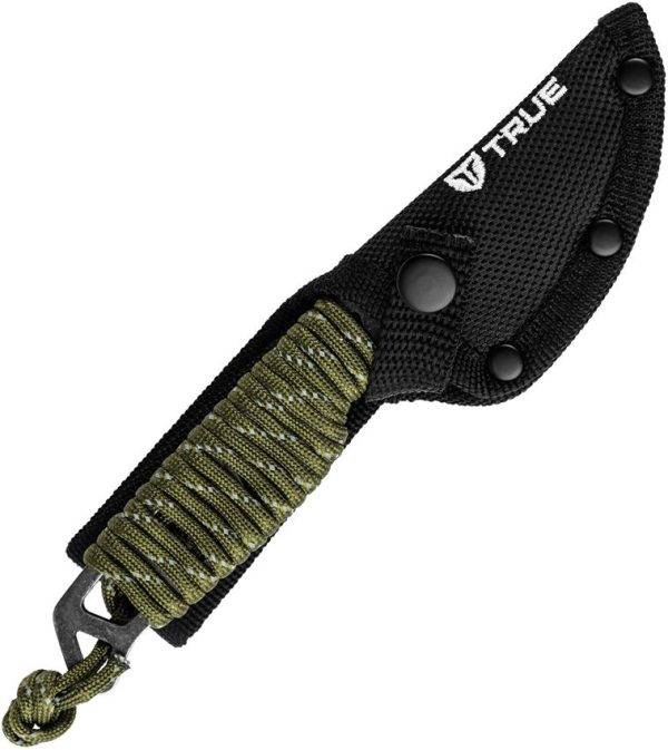 TRUE NEKKID Fixed Blade - Cord Wrapped Sheepsfoot