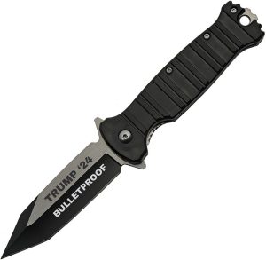 Trump Linerlock A/O Black Assisted Tanto Blade