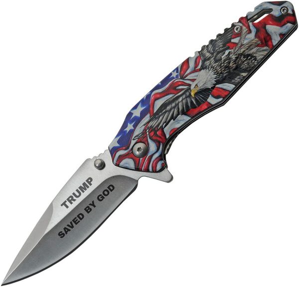 Trump Linerlock A/O Eagle Assisted Opening Spear Blade