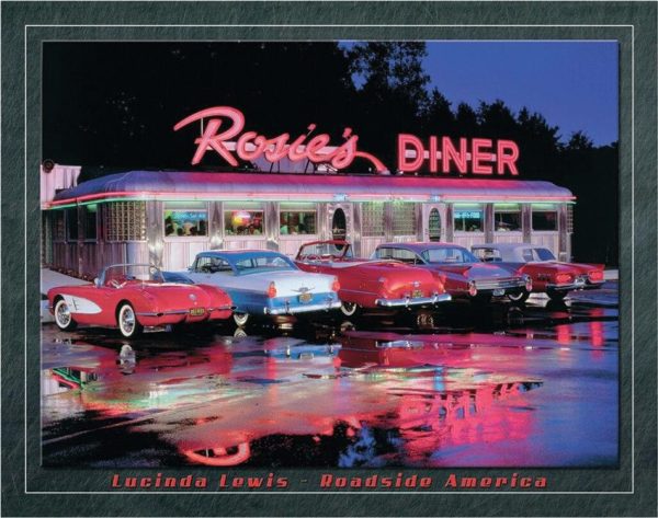 Tin Signs Rosies Diner Vintage Embossed Retro