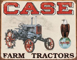 TSN1230.jpg Tin Signs Case Tractor CC High Embossed Vintage