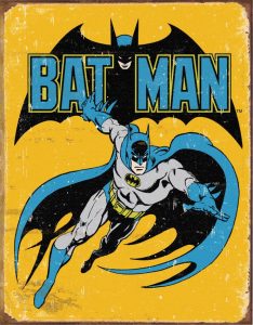 TSN1357.jpg Tin Signs Batman Retro Embossed Vintage