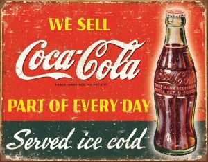 TSN1820.jpg Tin Signs Coca Cola Part of Every Day Vintage