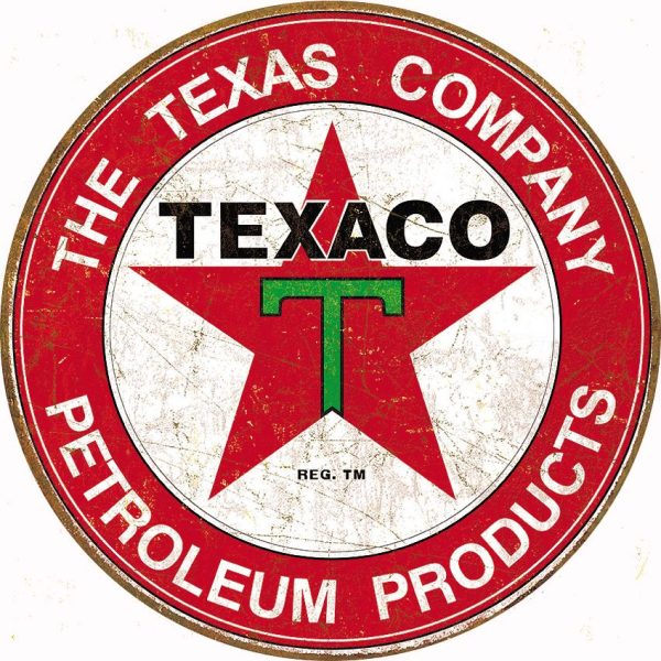 Tin Signs Texaco Filling Station Vintage Sign