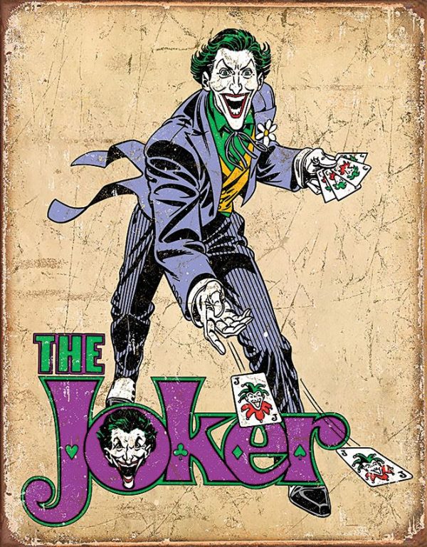 Tin Signs The Joker DC Comics Vintage Metal Sign