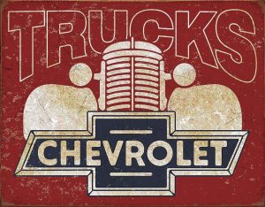 TSN2197.jpg Tin Signs Chevy Trucks Metal Sign 12.5x16in