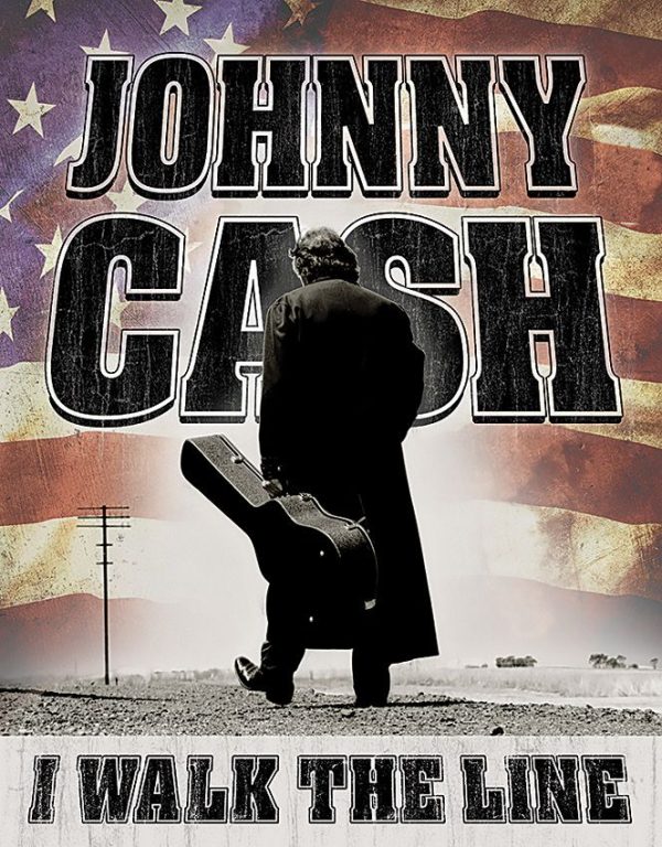 Tin Signs Johnny Cash Walk The Line Vintage Metal Sign