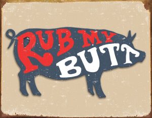 TSN2406.jpg Tin Signs Pork Butt Vintage Metal BBQ Sign