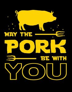 TSN2407.jpg Tin Signs Pork Be With You Vintage Metal Sign