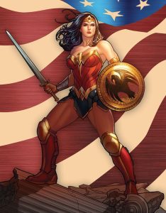 Tin Signs Wonder Woman Vintage Tin Sign - 12.5 x 16 inches