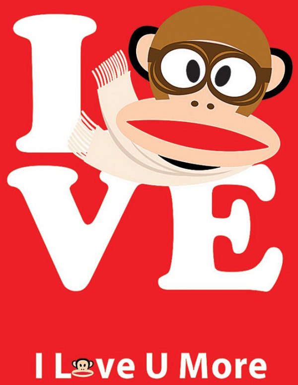 Tin Signs Paul Frank Love Monkey Vintage Sign