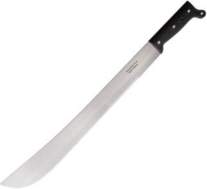 TT16020.jpg Tramontina 20in Machete Satin Carbon Steel Black Handle