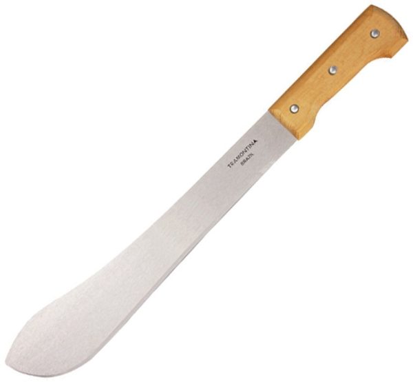 TT4014.jpg Tramontina Bolo Machete 14.5in Light Brown Wood