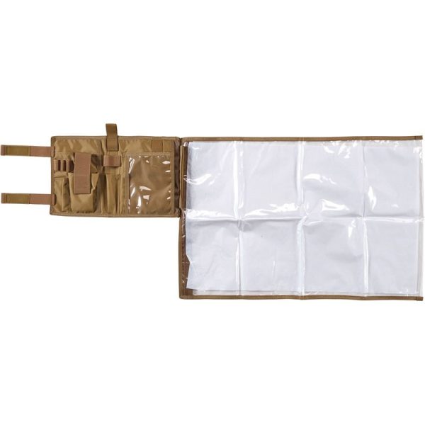 Tasmanian Tiger Map Case Large Coyote Brown