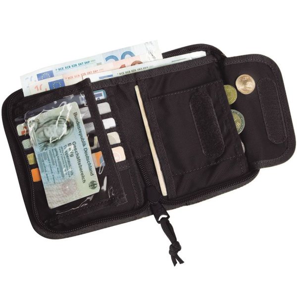 Tasmanian Tiger MIL Wallet Black - 700D Cordura