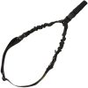 Tasmanian Tiger Single Sling Black - Shock Cord Rifle Sling