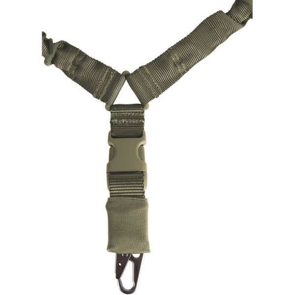 Tasmanian Tiger Single Sling OD Green - Shock Cord Rifle Sling