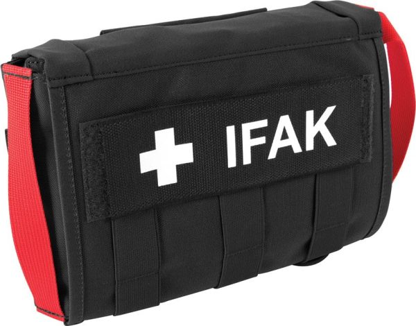 Tasmanian Tiger Head Rest IFAK Black - Car Seat Medical Kit