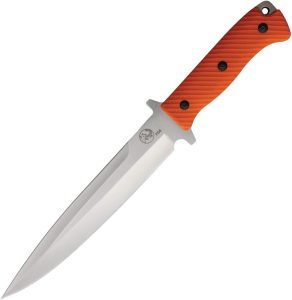 Tassie Tiger Knives P8 Pig Sticker - Orange G10