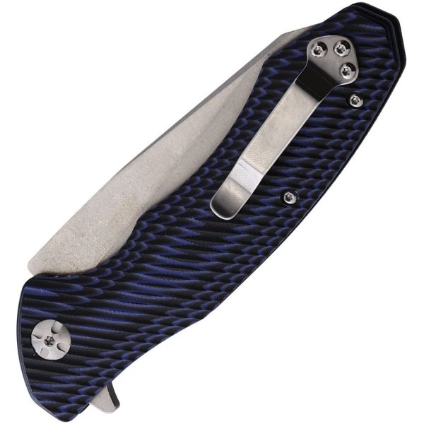 TTKRT93FBB_add_01.jpg Tassie Tiger Knives FB Linerlock - Black/Blue G10