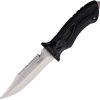 TUSA X-Pert II Dive Knife 4.5" 420 Stainless Fixed Blade Black