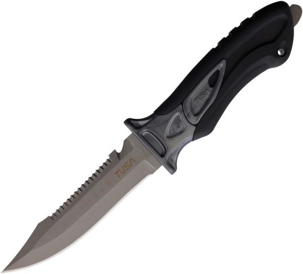 TUSA X-Pert II Dive Knife Ti Fixed Blade 420 Stainless Steel