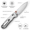Dragonfly Axis Lock Silver