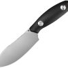 Aubergine Fixed Blade Black