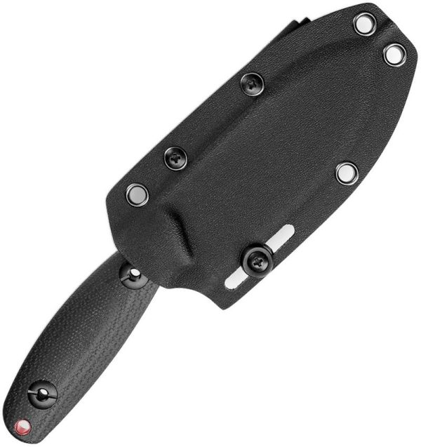 Aubergine Fixed Blade BlkMic