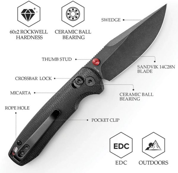 Butterfly Crossbar Lock Black