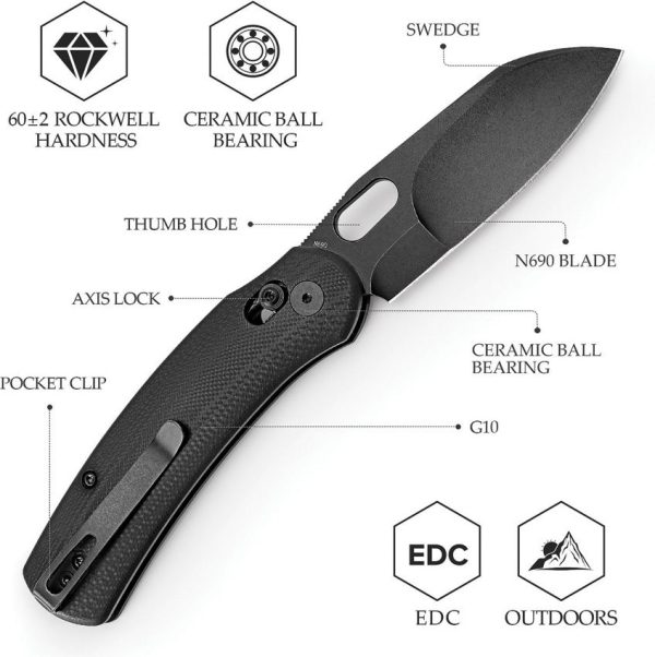 Lamb Crossbar Lock Black