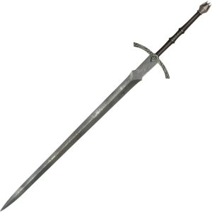 United Cutlery Witch King Sword 420 Stainless Black Leather LOTR
