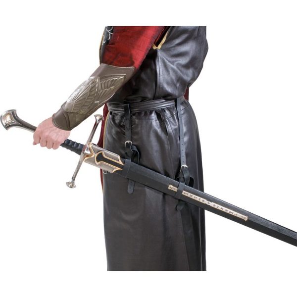 United Cutlery LOTR Anduril Scabbard Leather Sword Sheath 46"