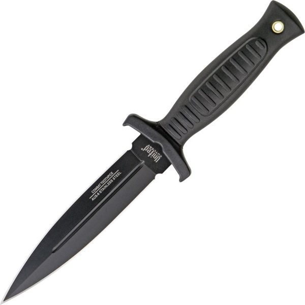 United Cutlery Combat Commander Boot Knife - AUS-8 Black