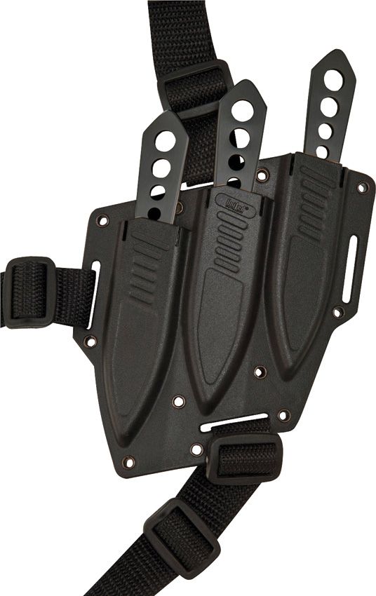 United Cutlery Lightning Bolt Throwing Knife Triple Set Black