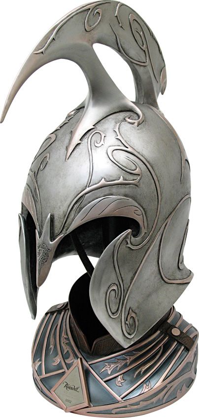 United Cutlery Rivendell Elf Helm Movie Prop Replica Display