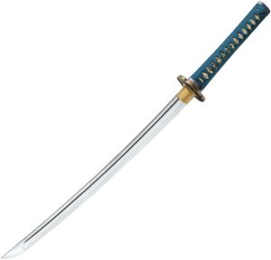 United Cutlery Shikoto Teal Wakizashi T10 Steel Fixed Blade