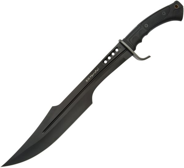 United Cutlery Honshu Spartan Black Fixed Blade Knife 7Cr17MoV