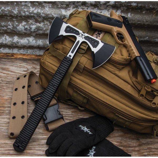 United Cutlery M48 Double Headed Hawk Axe Black Fiberglass