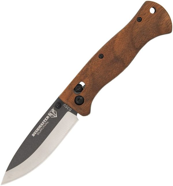 United Cutlery Bushmaster Explorer S35VN Folding Knife Zebra Wood